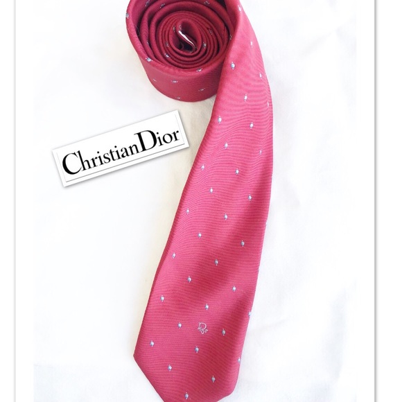 Christian Dior Other - Christian Dior vintage men’s tie in maroon